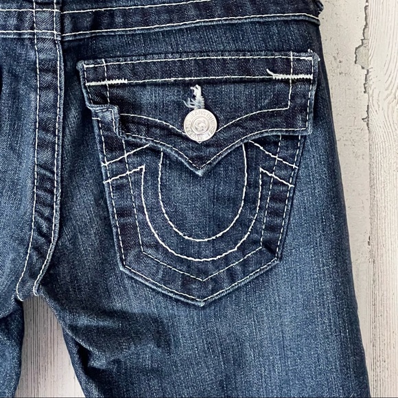 TRUE RELIGION BILLY Jeans Dark Wash Sz 24 - Picture 6 of 8